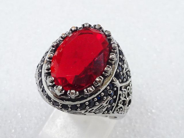 COLORED STONE FASHION RING / JP SIZE 18